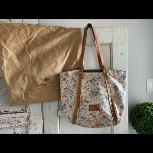 Patricia Nash floral tote with dust bag